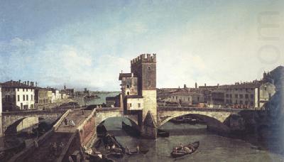 Bernardo Bellotoo View of the Ponte delle Navi,Verona (nn03) china oil painting image